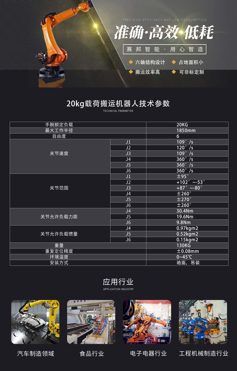 20kg搬运机械人 20kg搬运机械人